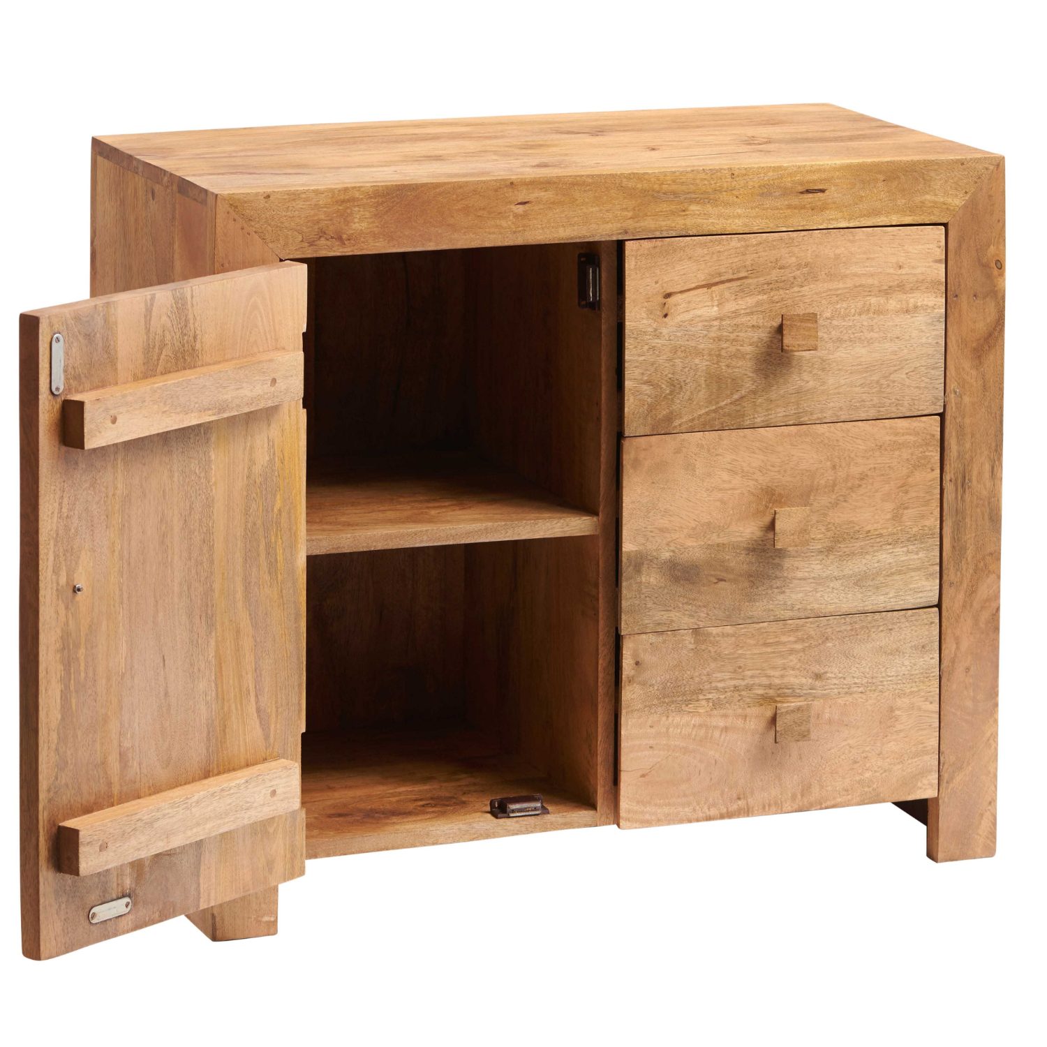 Toko Light Mango 3 Drawer Sideboard - Image 2