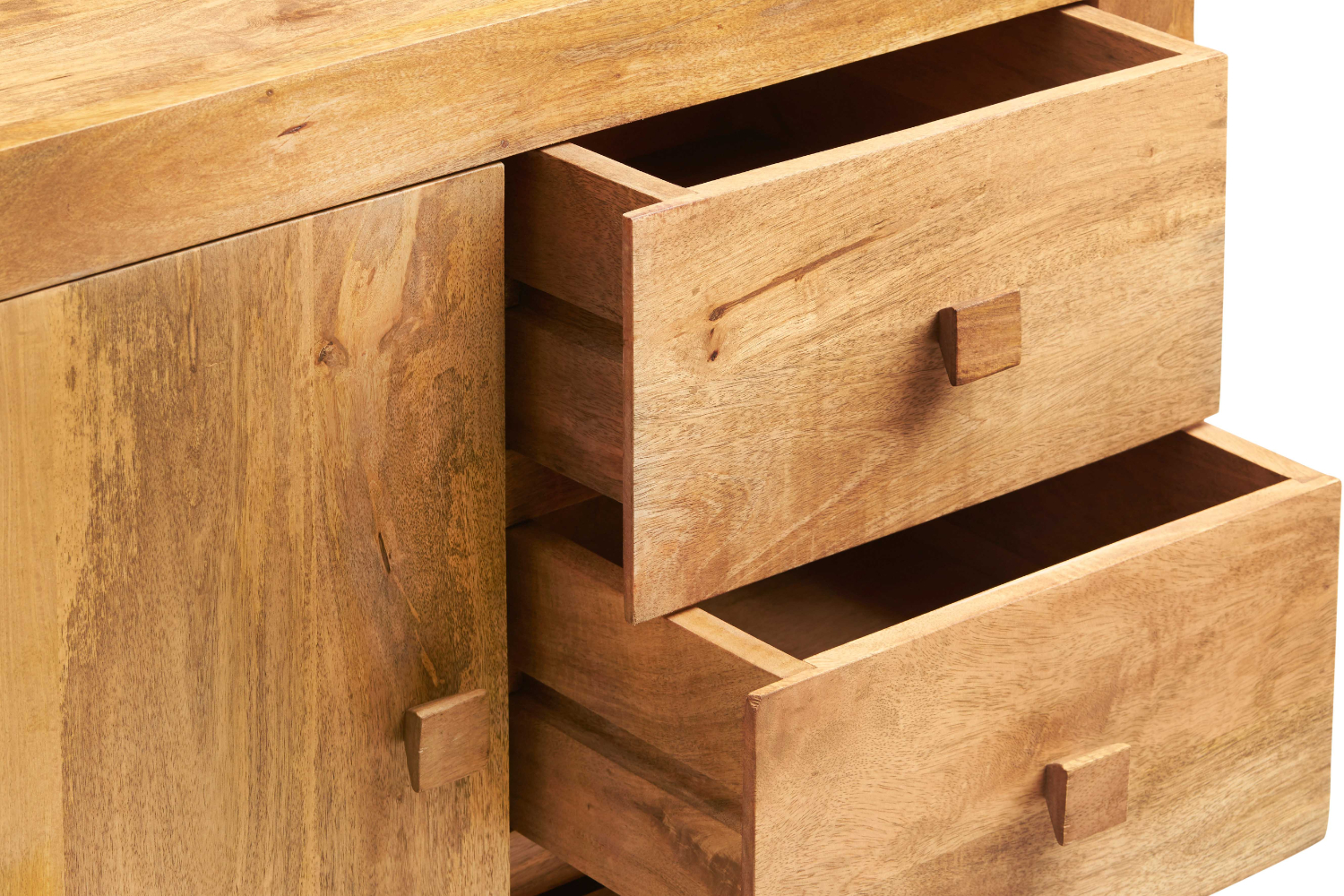 Toko Light Mango 3 Drawer Sideboard - Image 4