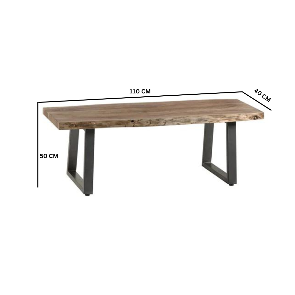 Baltic Live Edge Coffee Table - Image 5