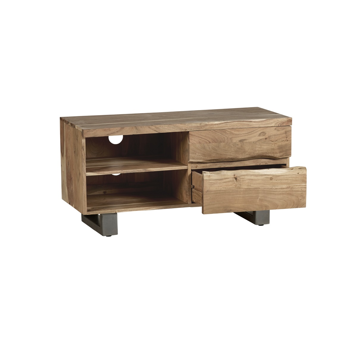 Baltic Live Edge 2 Drawer Small TV - Image 3
