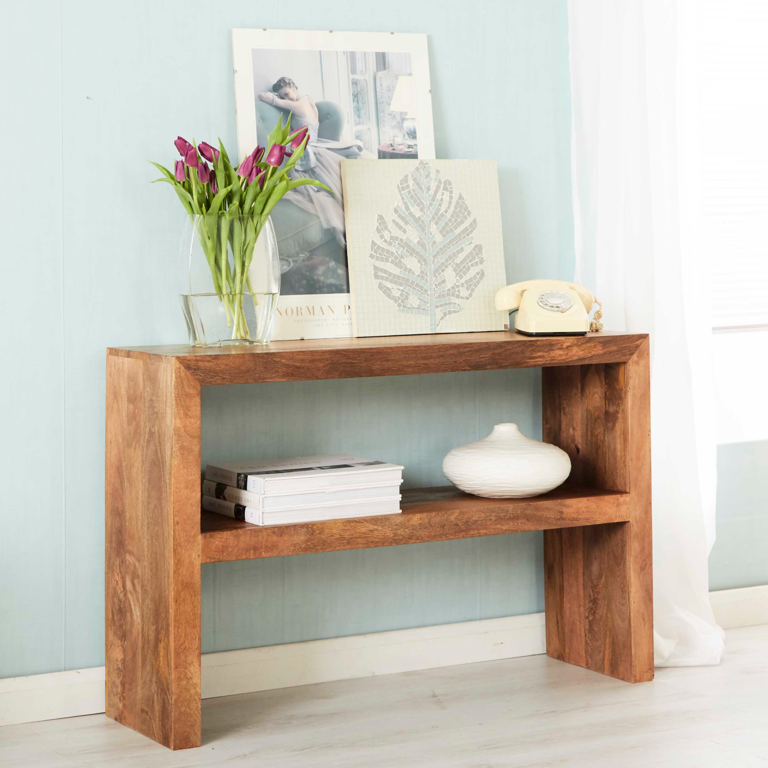 Toko Light Mango Console Table - Image 4