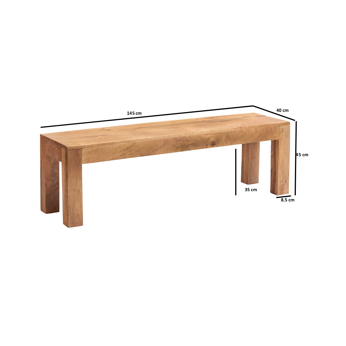 Toko Light Mango Bench - Image 3