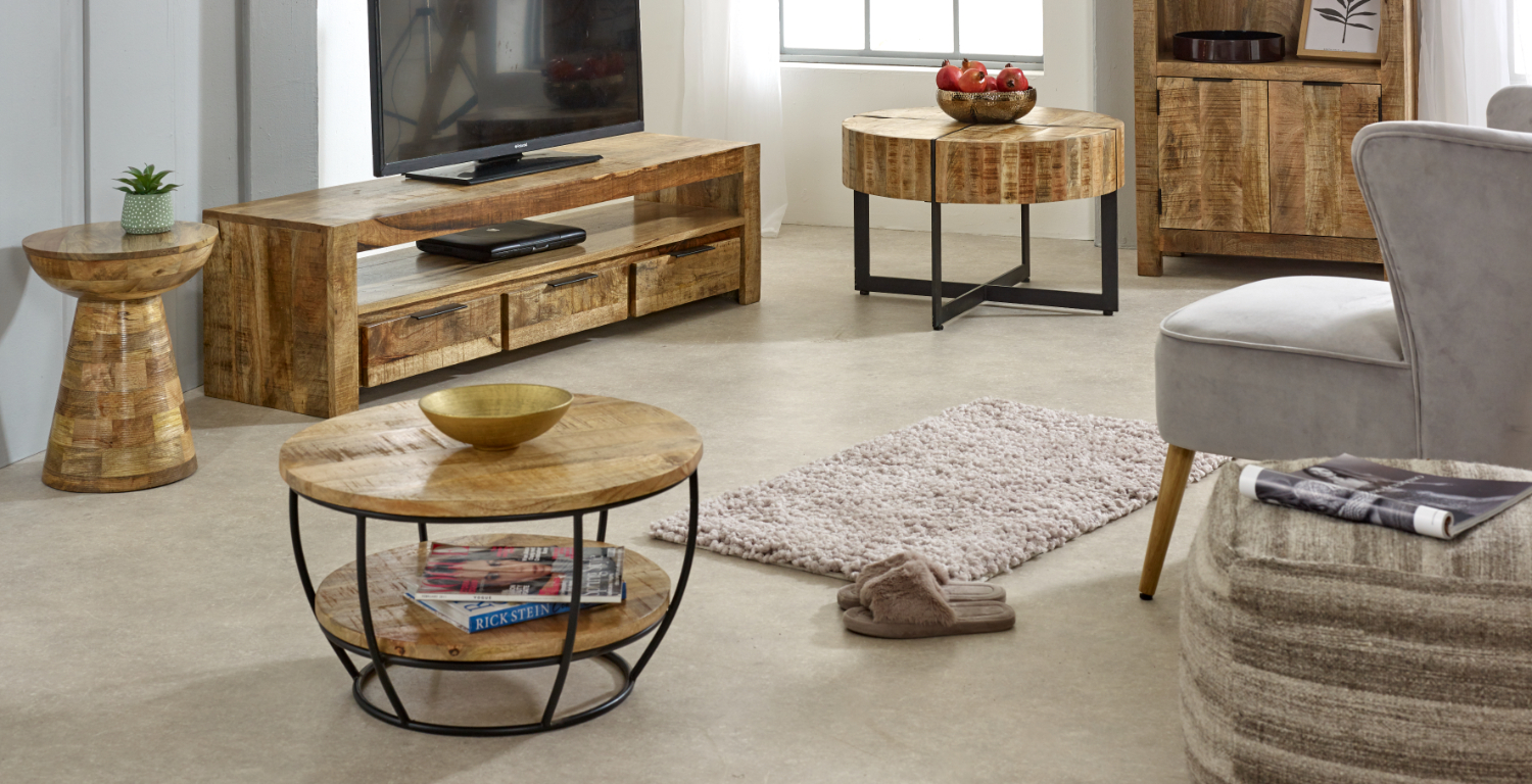 Solid Wood Round Side Table Mushroom Style, elegant and Versatile - Image 7
