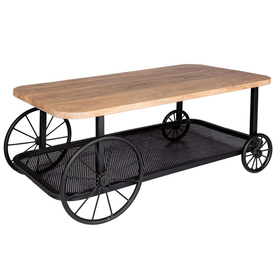 Craft Wheel Coffee Table
