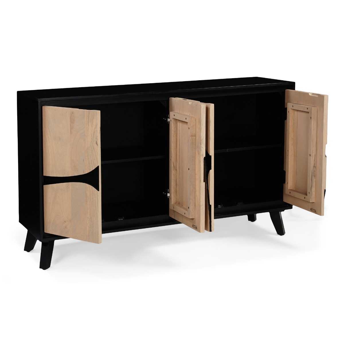 Boho Solid Wood Extra Large Sideboard - Image 3