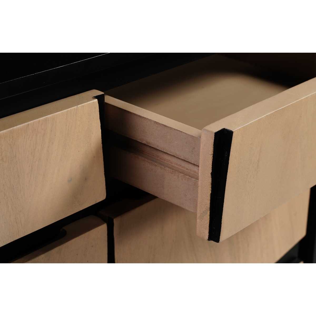 Boho Wood 2 Door Sideboard - Image 4