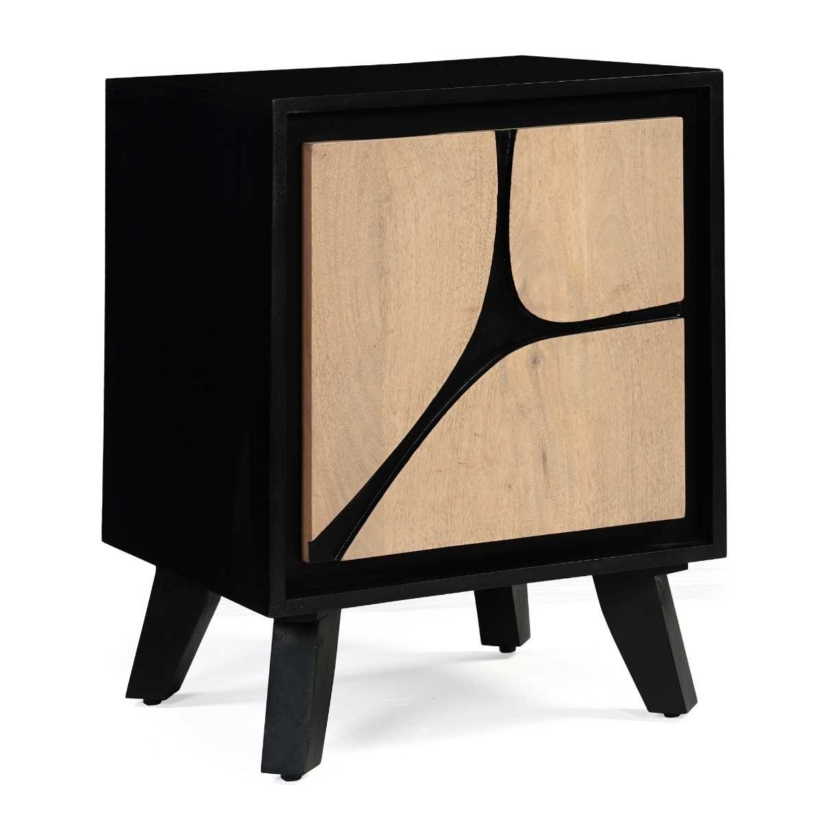 Boho Solid Wood Bedside Table - Image 7