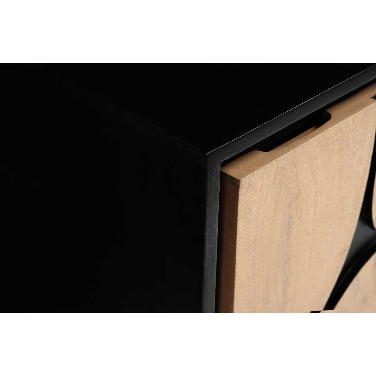 Boho Solid Wood Bedside Table - Image 5