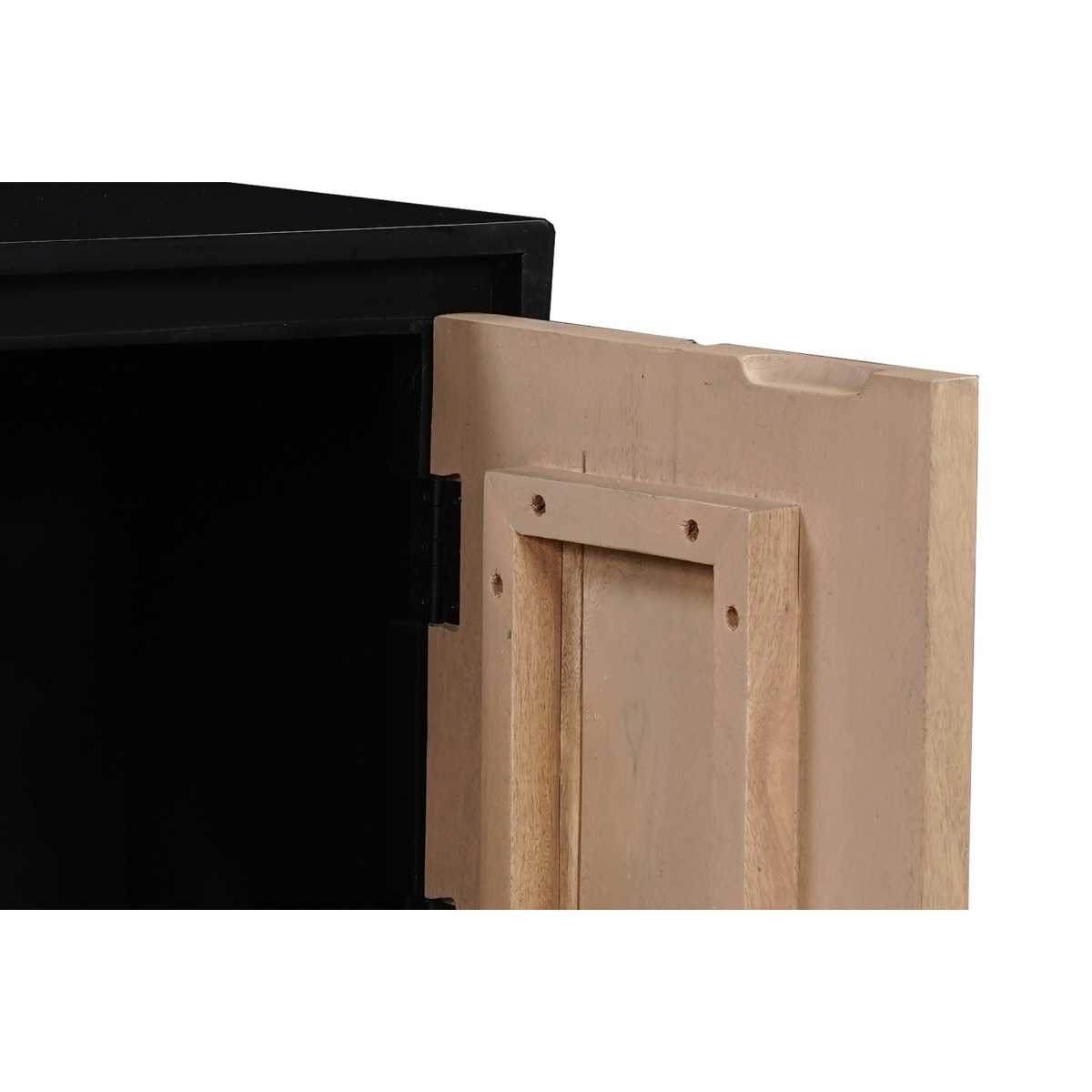 Boho Solid Wood Bedside Table - Image 3
