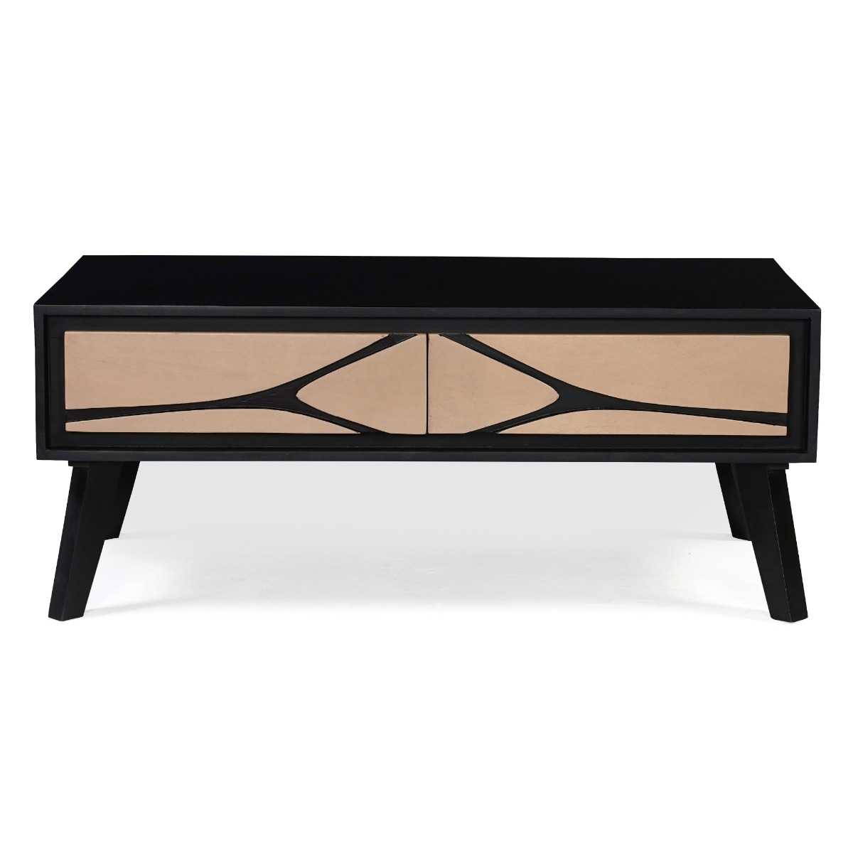 Boho 2 Drawer Coffee Table - Image 3