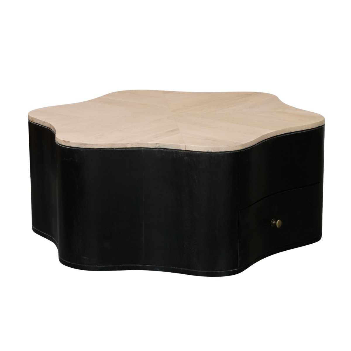 Boho Wooden Star Low Coffee Table - Image 7