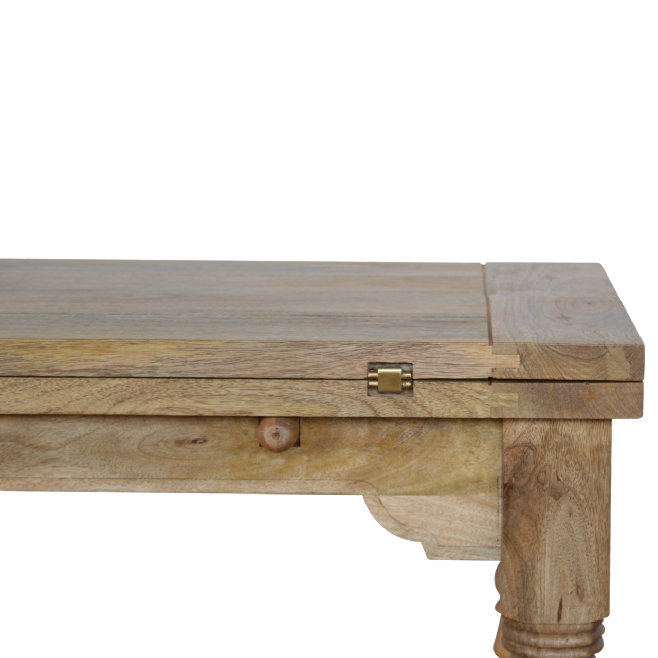 Solid Granary Royale Finished Mango Wood Trilogy Coffee Table - Image 2