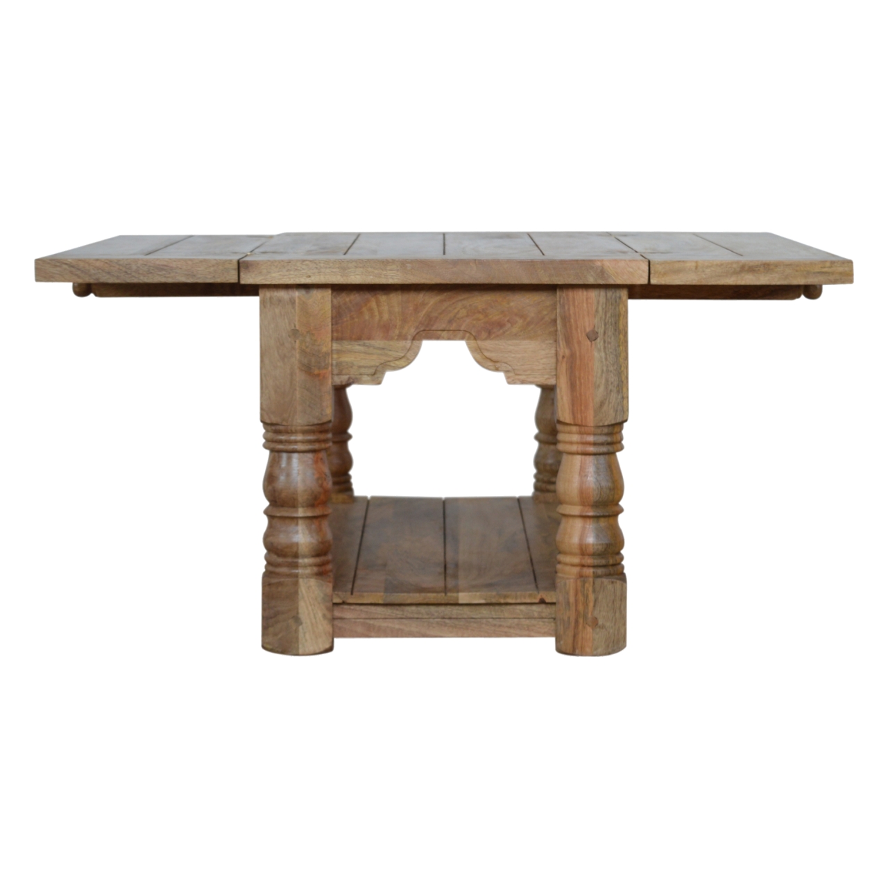 Solid Granary Royale Finished Mango Wood Trilogy Coffee Table - Image 5