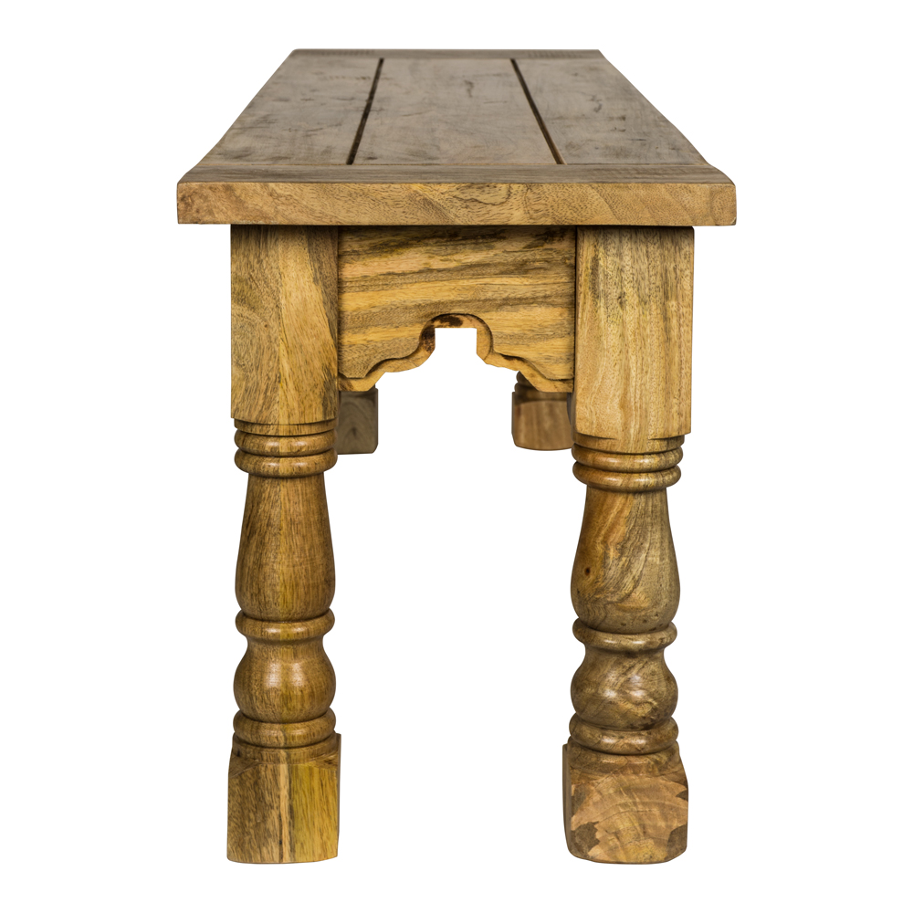 Solid Mango Wood Granary Royale Bench - Image 3