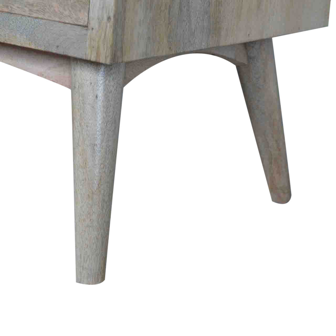 Solid Mango Wood Oak Finished 2 Drawer Coffee Table - Image 6
