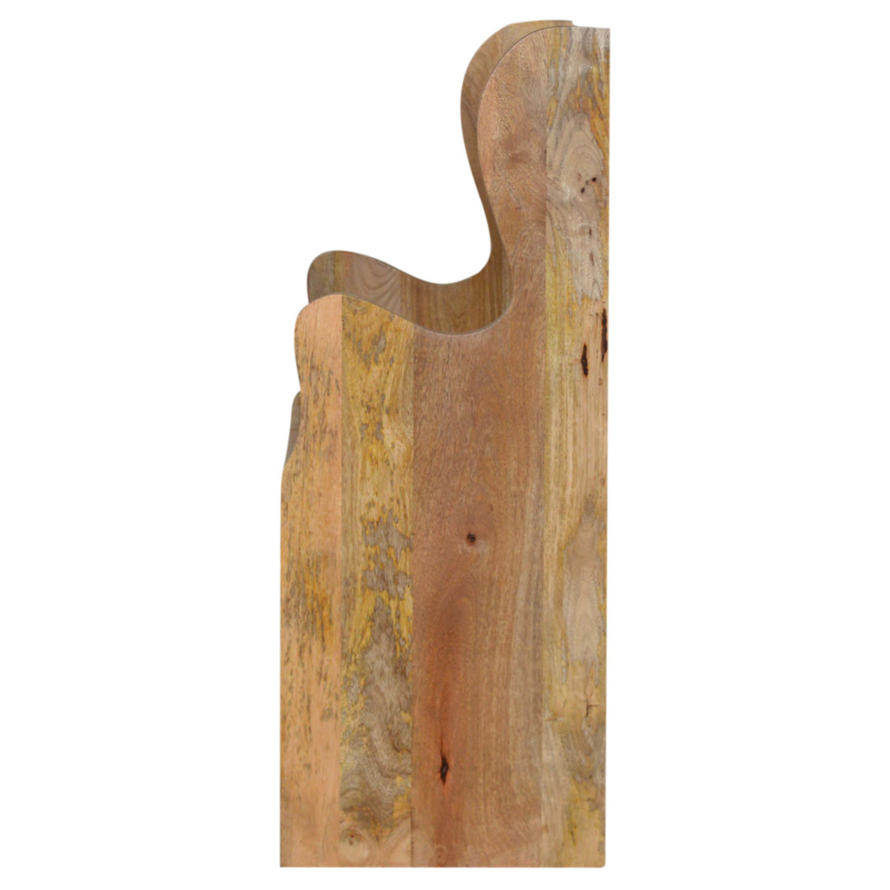 Solid Mango Wood Small Monks Storage Bench - Image 8