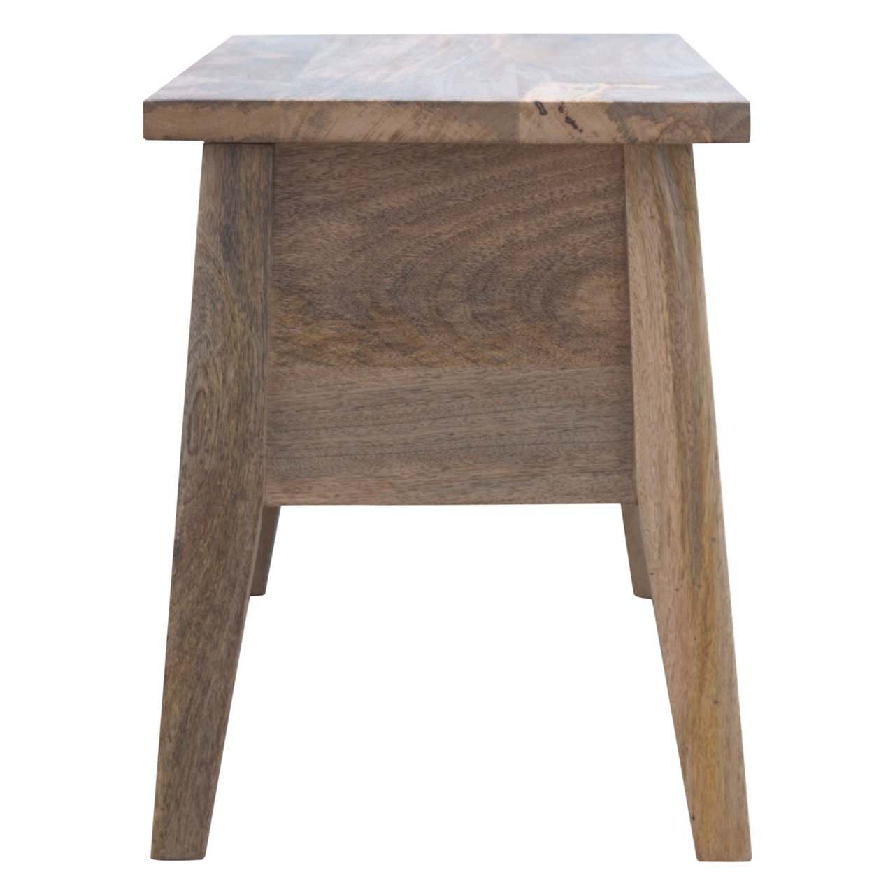 Solid Mango Wood Scandinavian Style Safety Blanket Box/Bench - Image 8