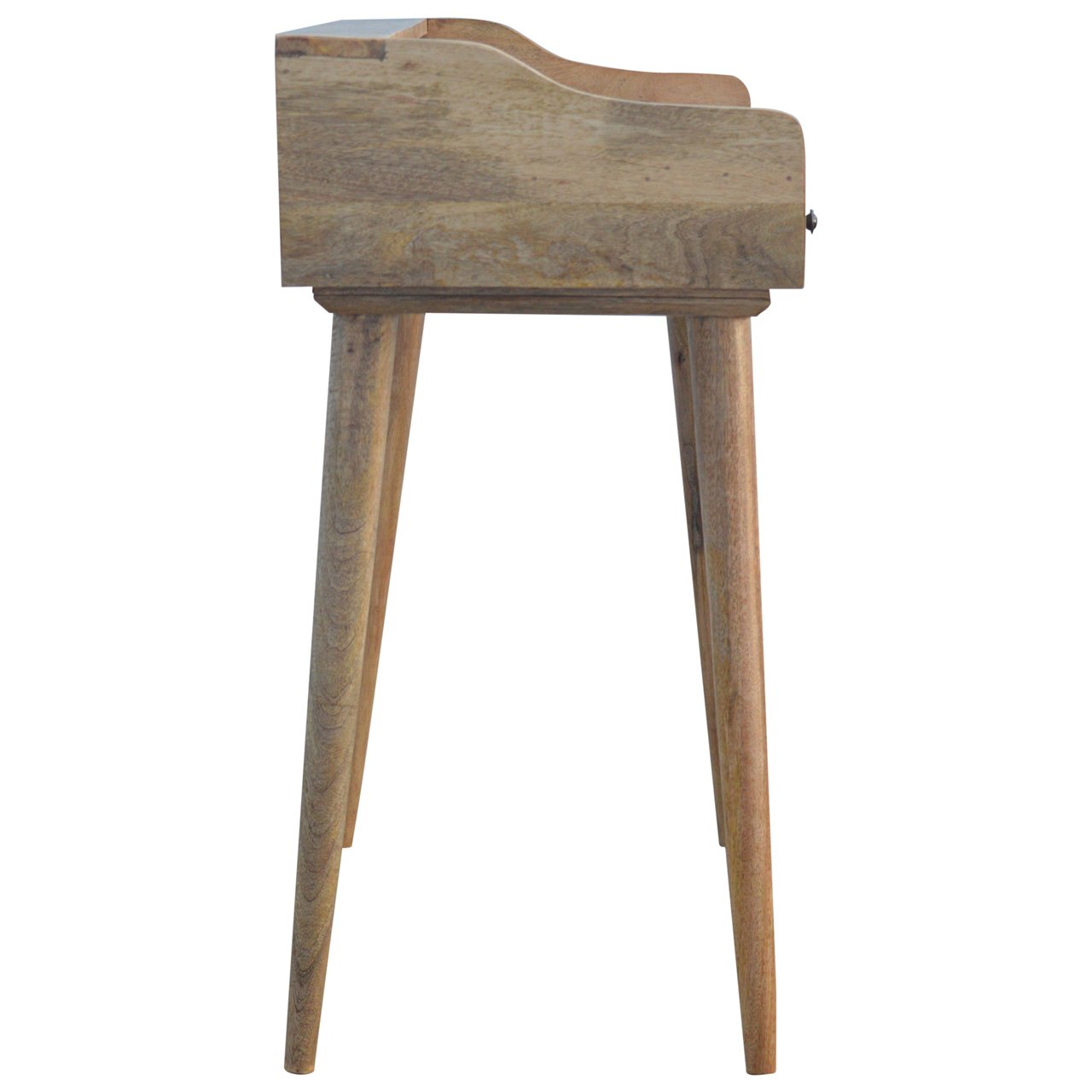 Solid Mango Wood Gallery Back Shell Writing Desk - Image 8