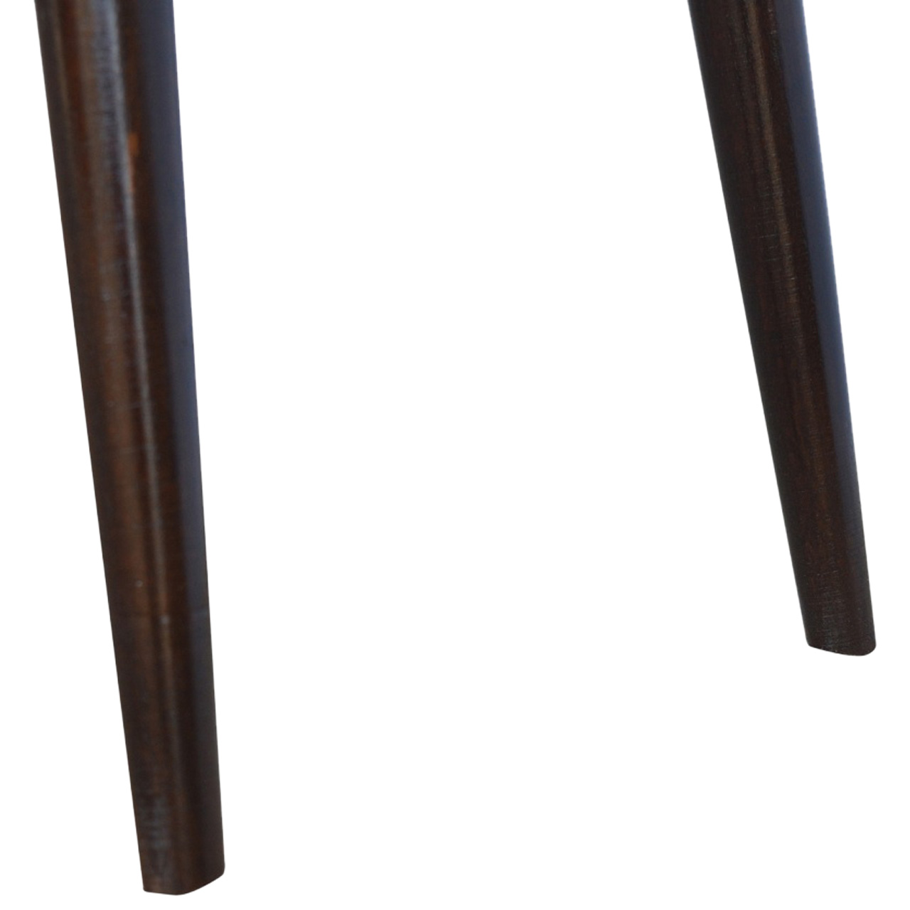 Solid Mango Wood California Walnut Finished 2 Slots Open Writing Desk - Image 6