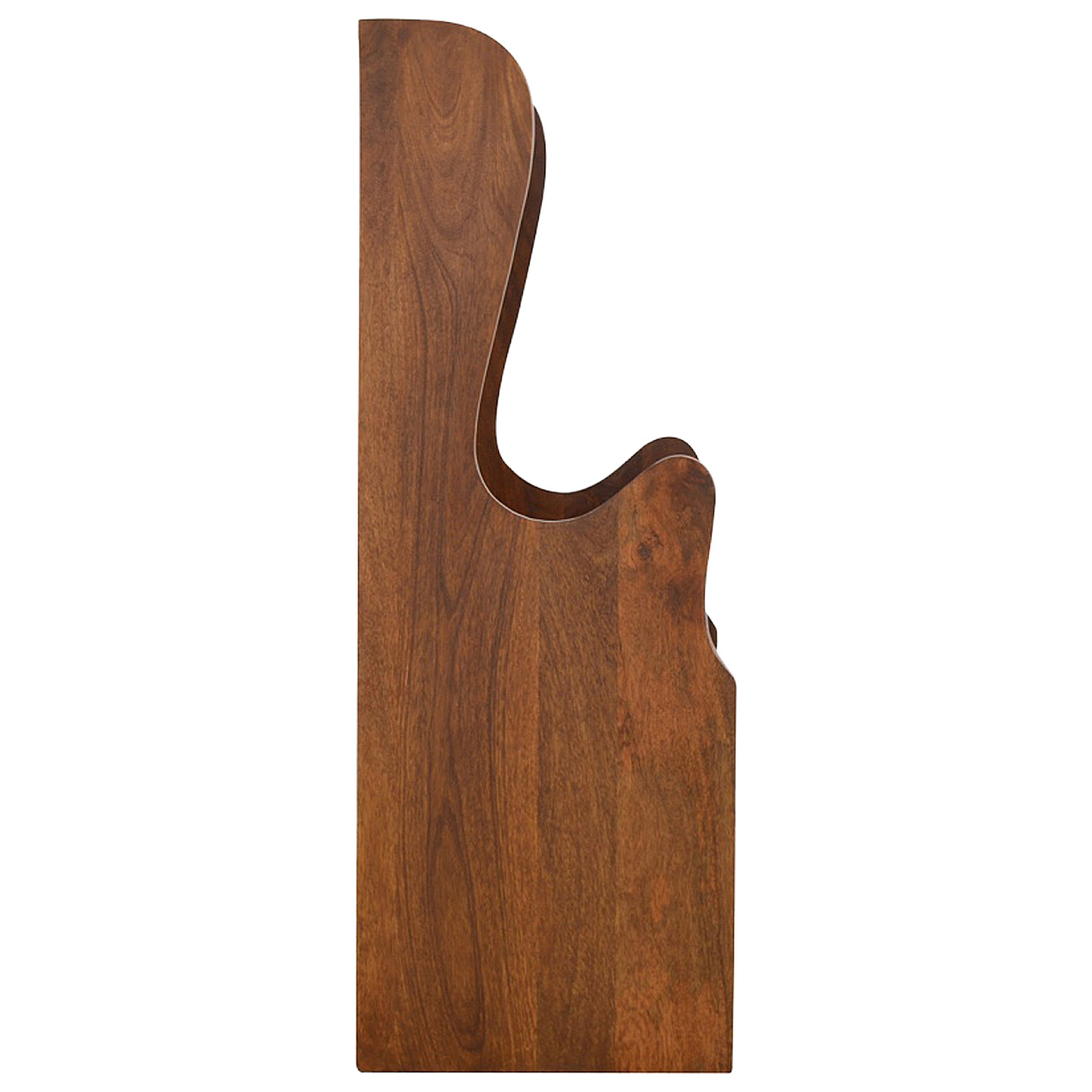 Solid Mango Wood Chestnut Finished Seat Lid up County Style Monks Bench - Image 7