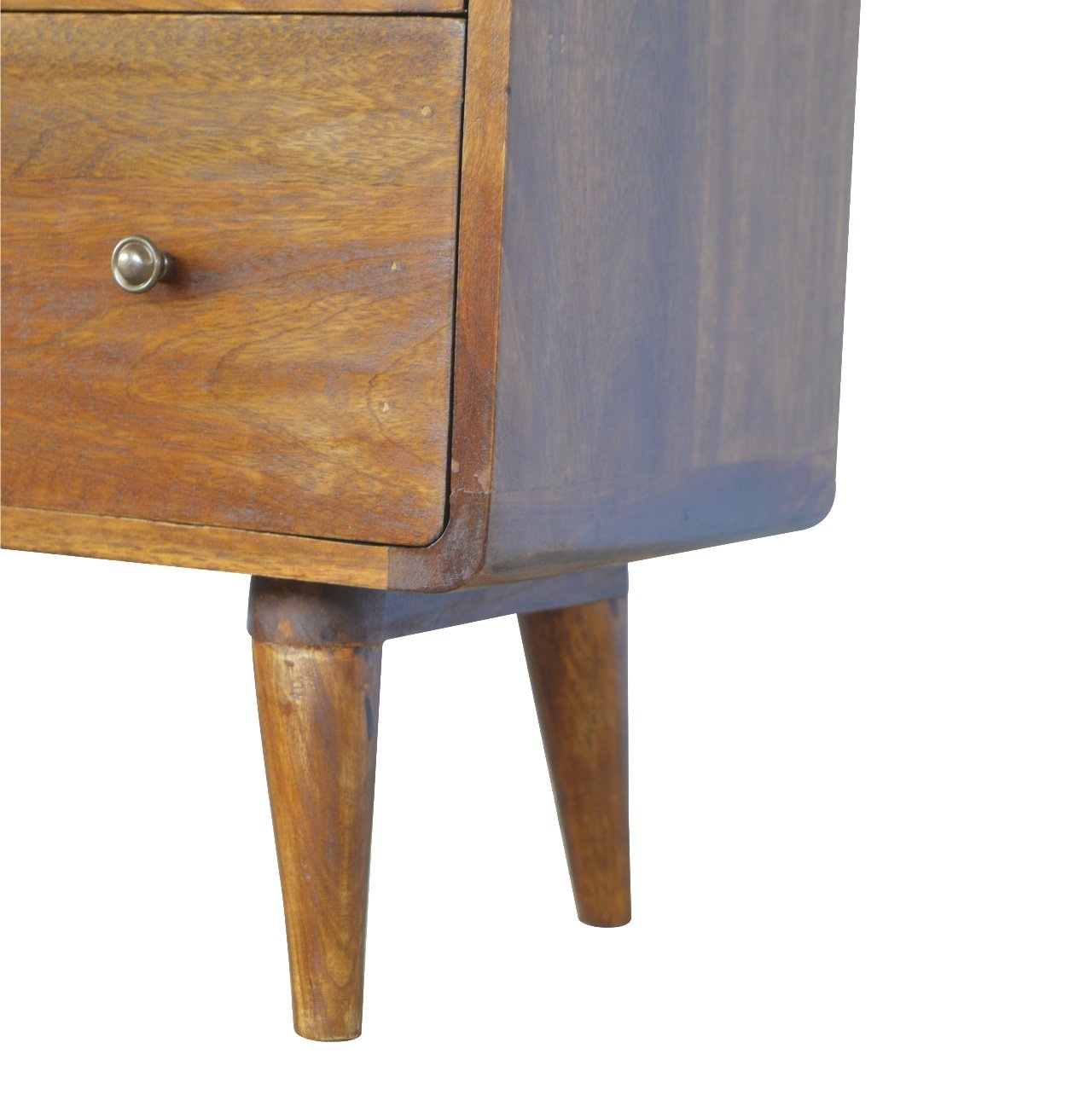 Solid Mango Wood Curved Chestnut Chest - Image 7