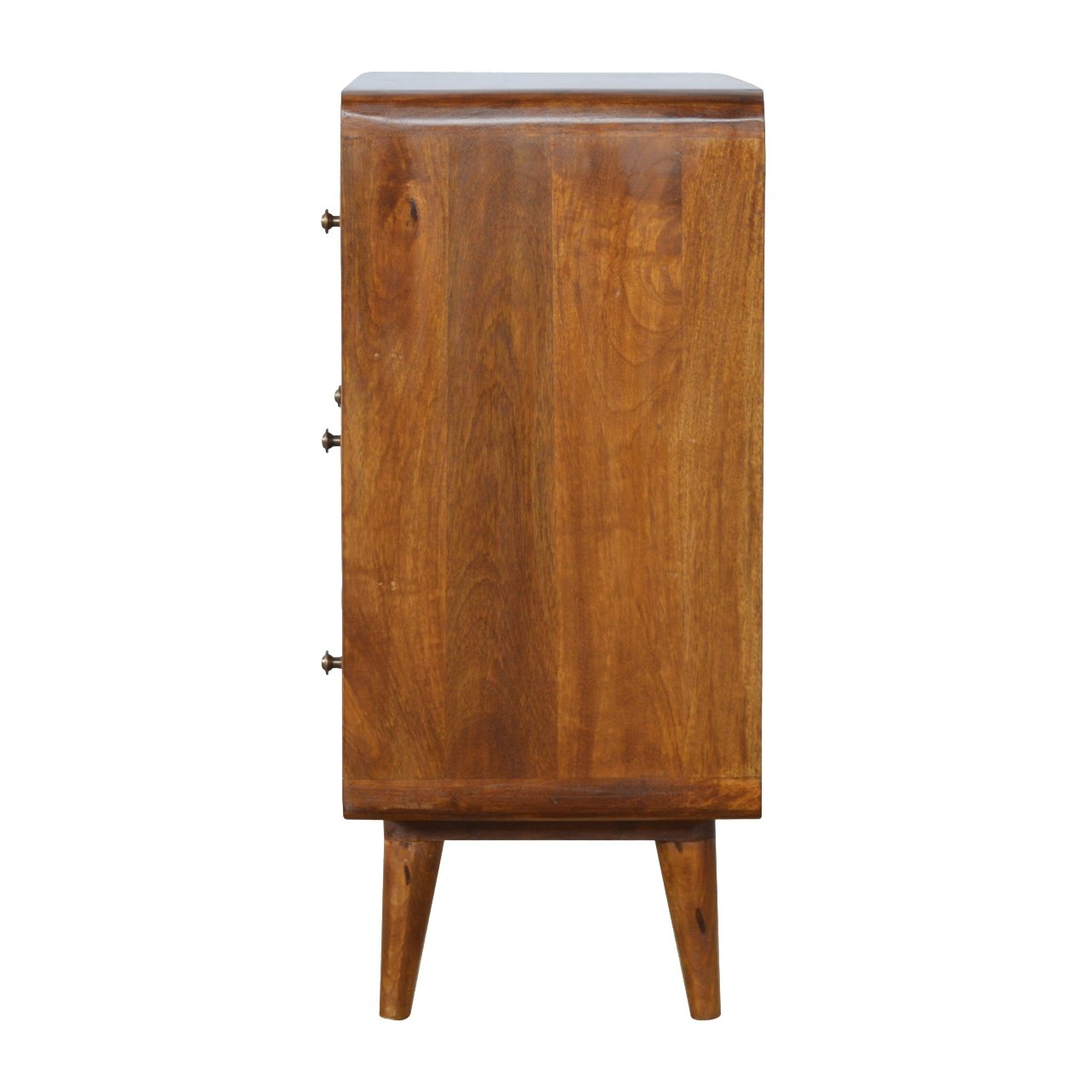 Solid Mango Wood Curved Chestnut Chest - Image 6