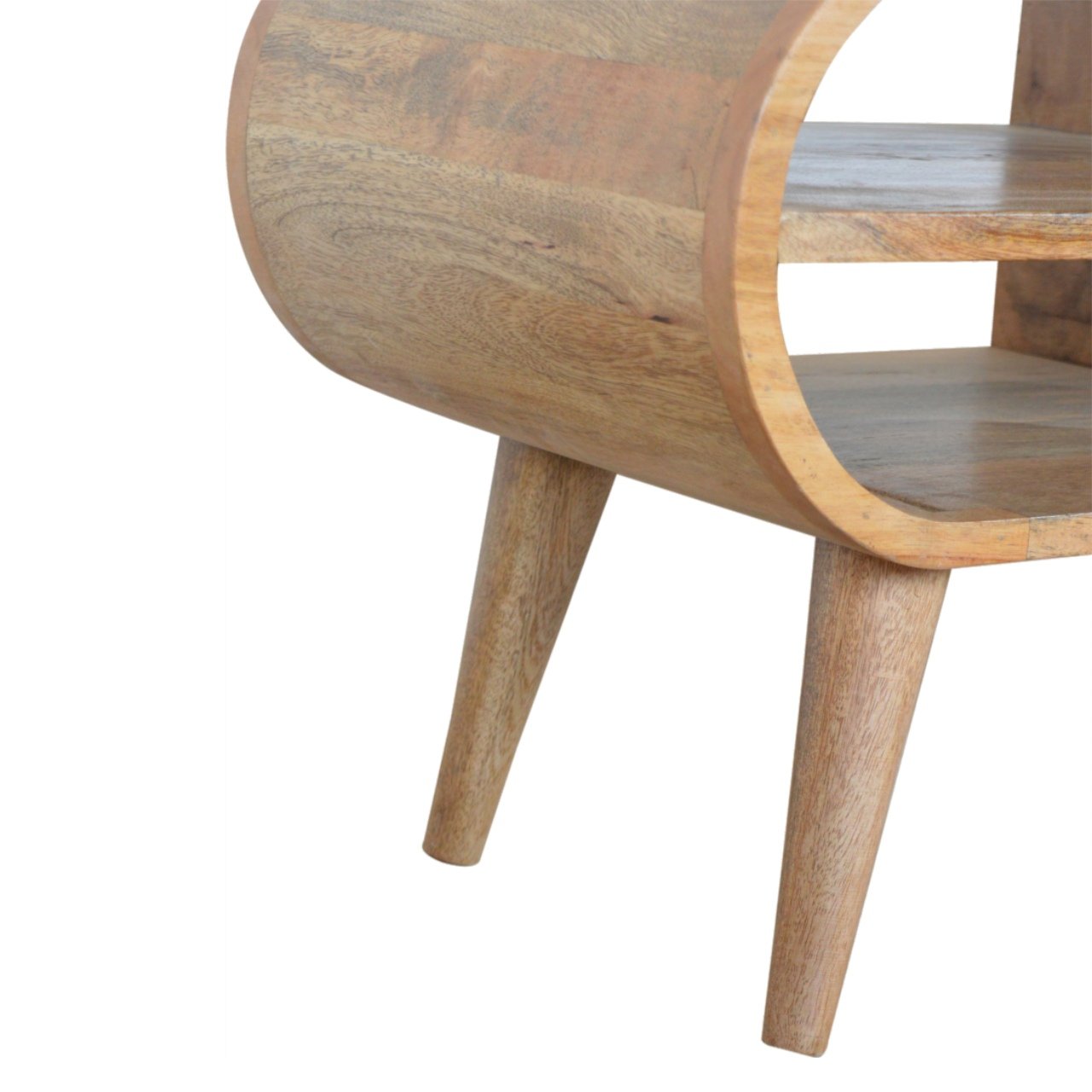 Solid Mango Wood Oak Finished London Media Unit - Image 5