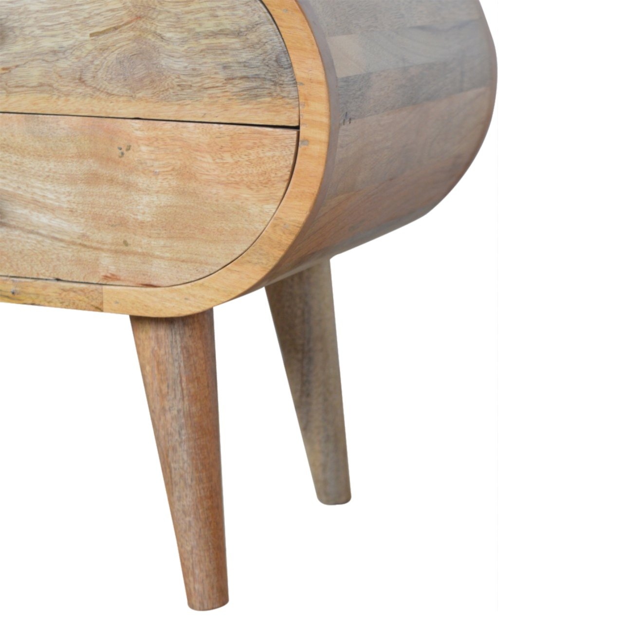 Solid Mango Wood Oak Finished London Media Unit - Image 6