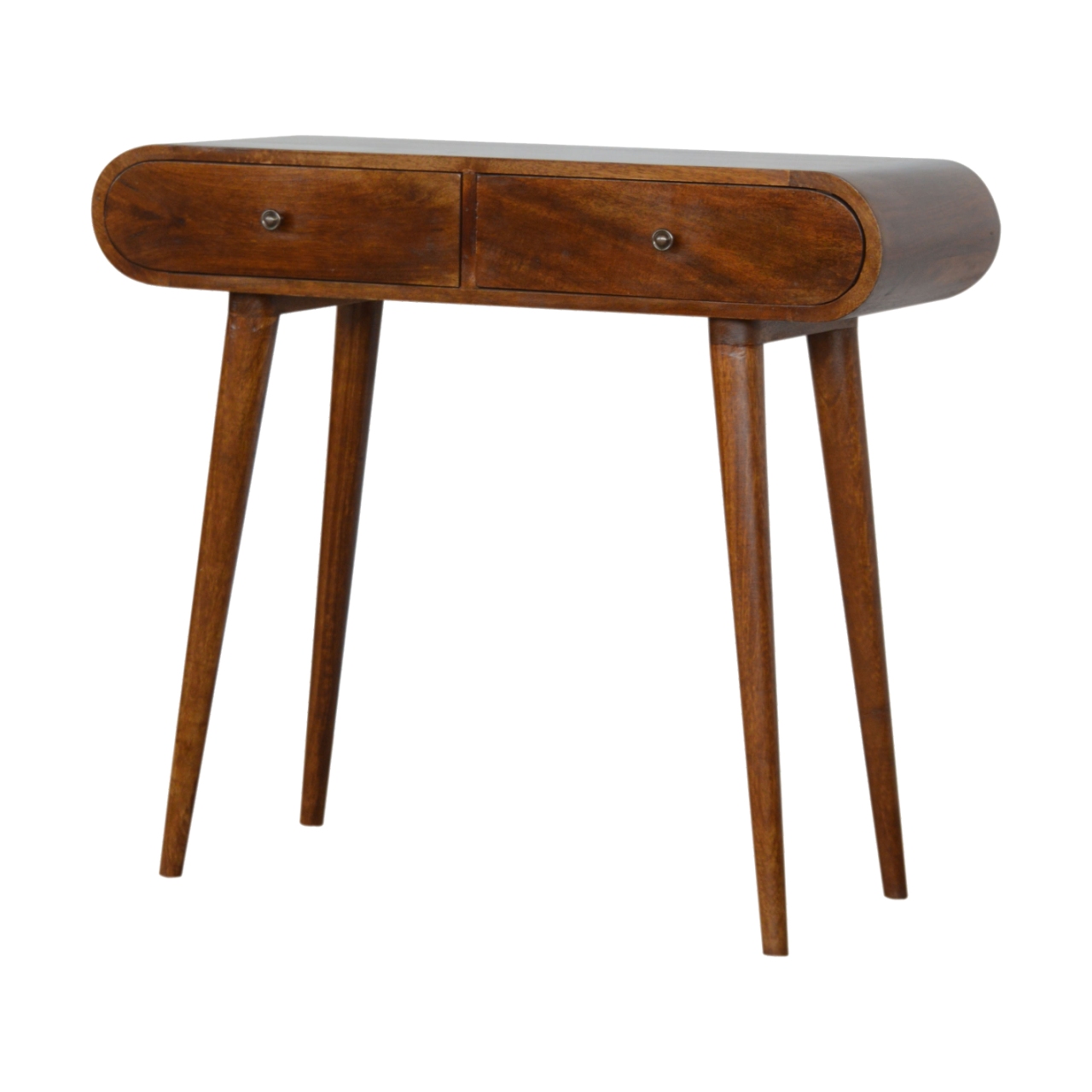 Solid Mango Wood Chestnut London Console Table - Image 2