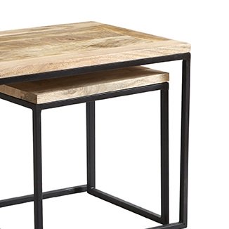 Cosmo Industrial John Long Coffee Table Set - Image 2