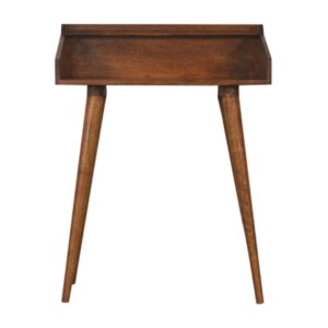 Solid Mango Wood Chestnut Finished Open Writing Desk