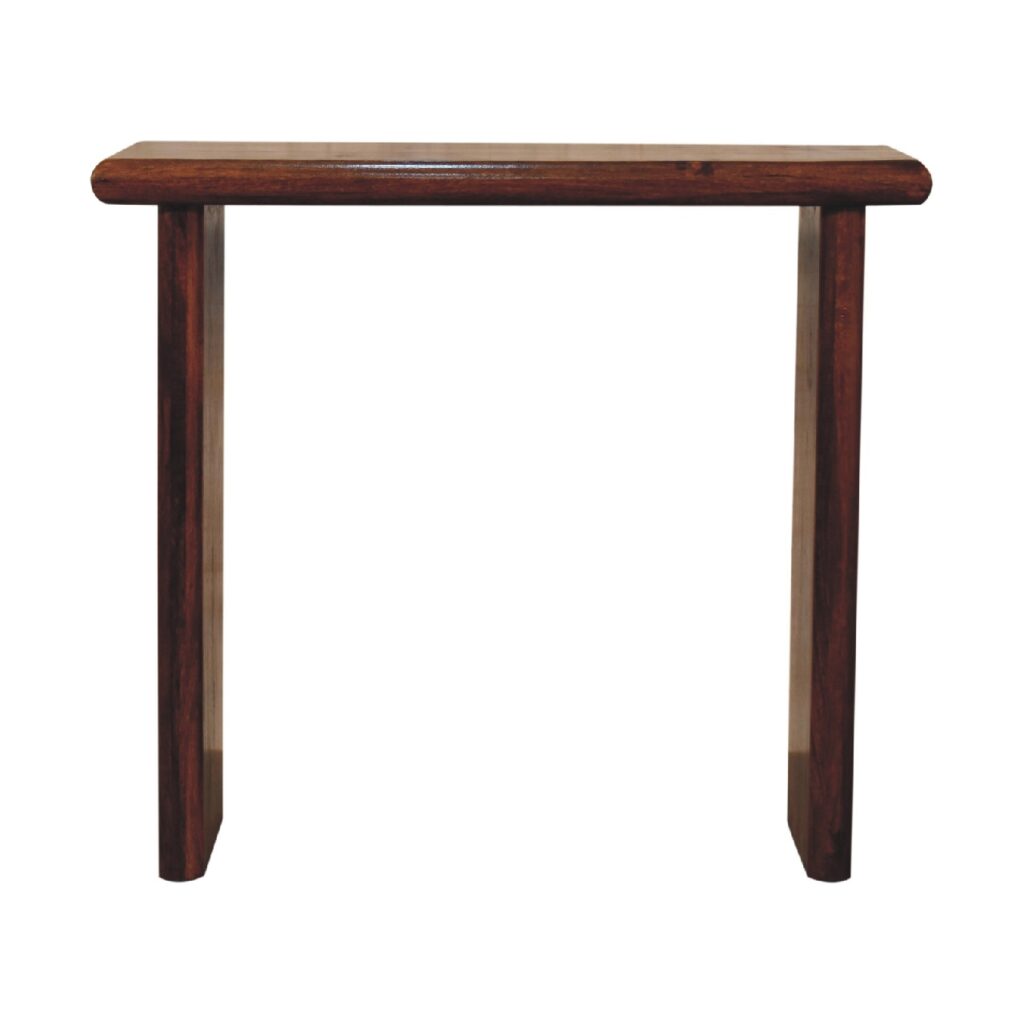 Solid Mango Wood Chestnut Finished Rio Console Table