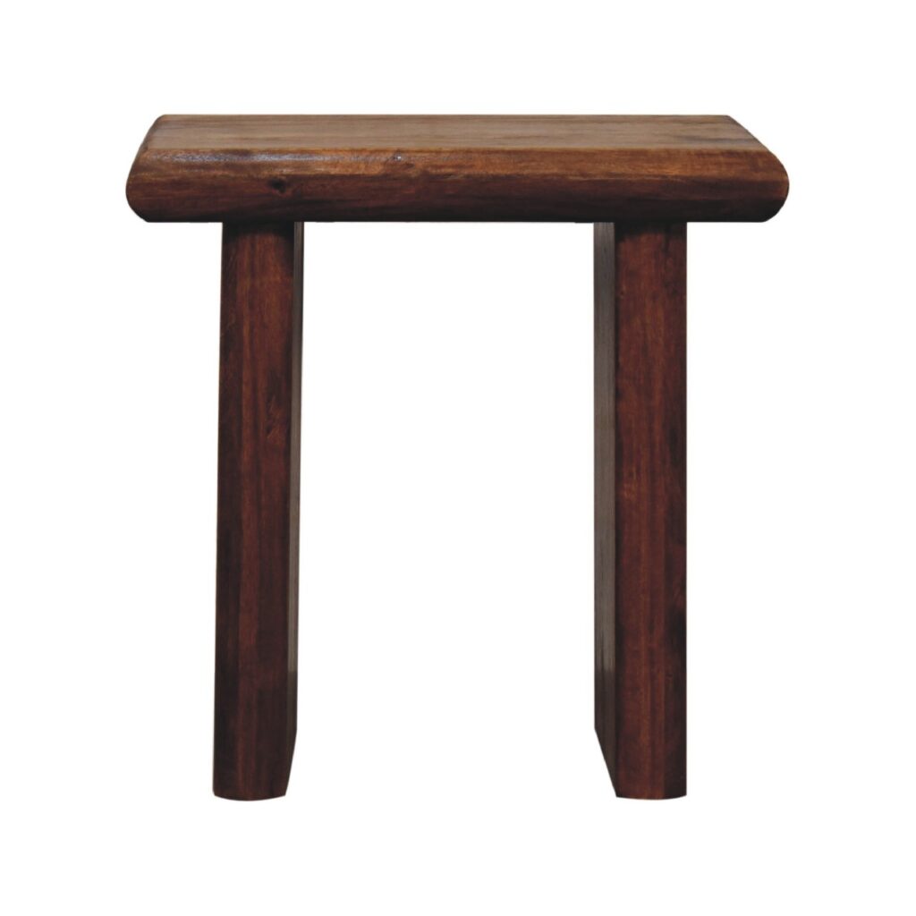 Solid Mango Wood Chestnut Finished Rio Side Table