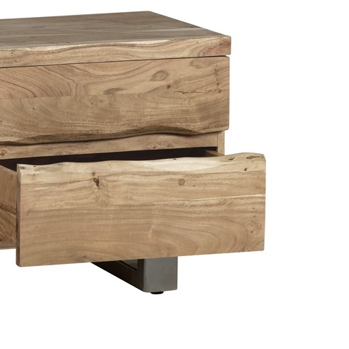 Baltic Live Edge 2 Drawer Small TV - Image 4