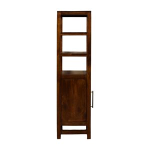 Solid Mango Wood Chestnut Finished Cane Door Display Unit - Image 8