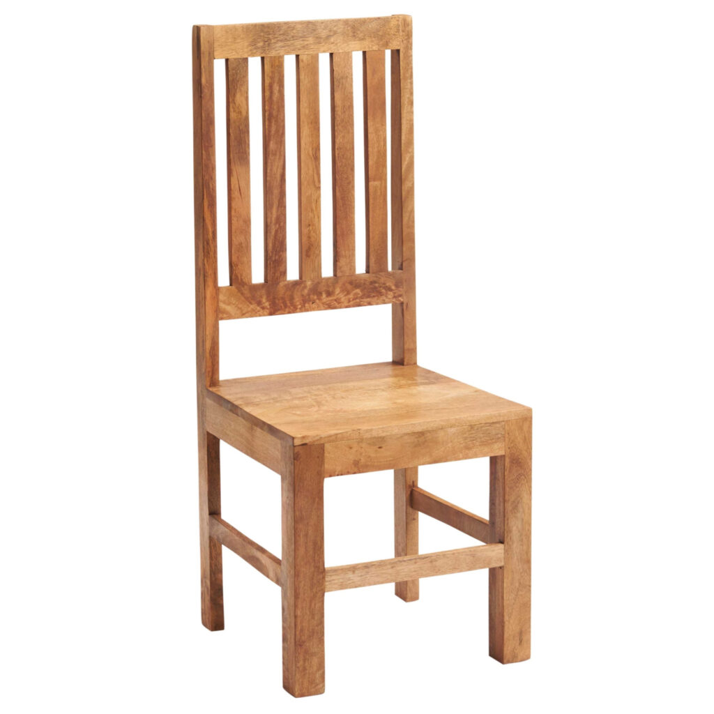 Toko Light Mango Slat Back Chair (Sold in Pairs)