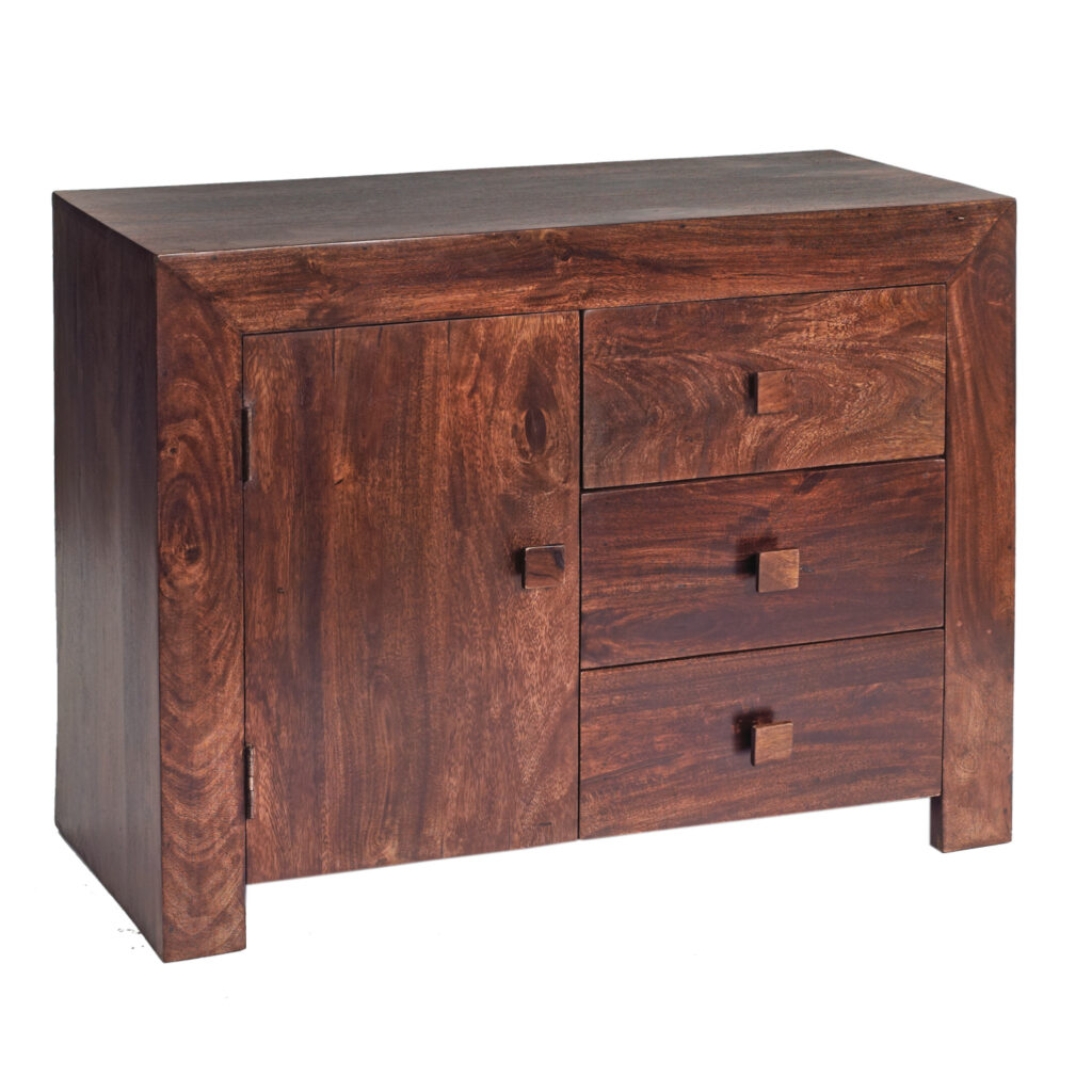 Toko Dark Mango 3 Drawer Sideboard