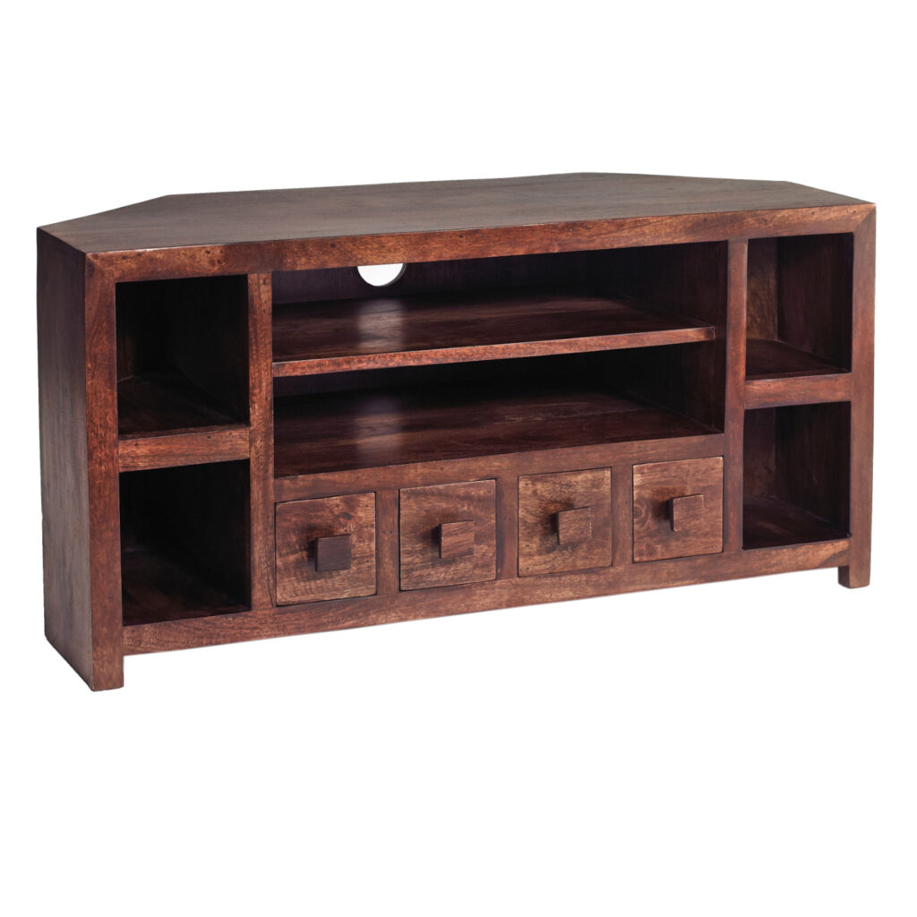 Toko Dark Mango Corner TV Unit