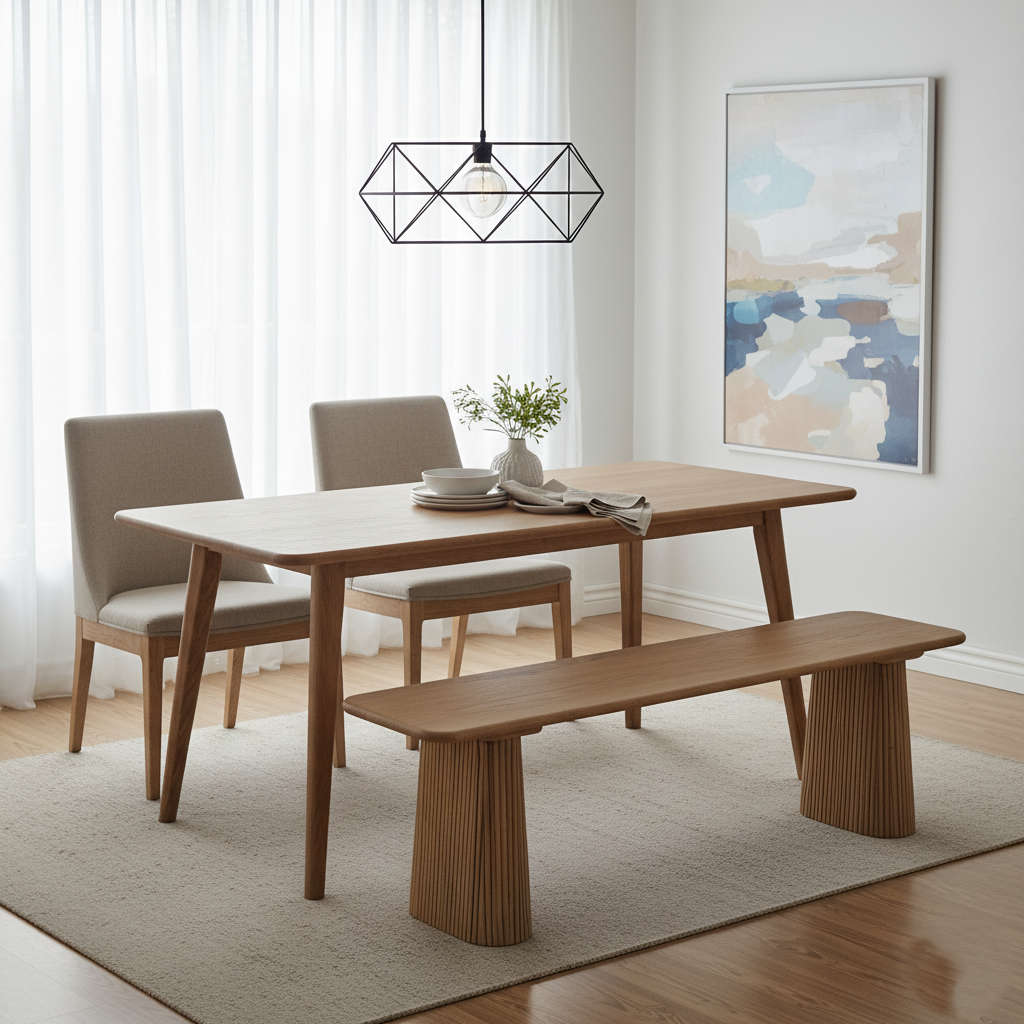 Austin Solid Wood Dining Bench